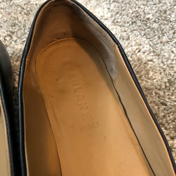 Everlane black leather modern point loafer 9 - Picture 3 of 7
